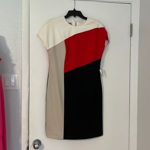 Anne Klein colorblock dress